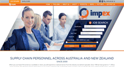 Desktop Screenshot of impexpersonnel.com.au